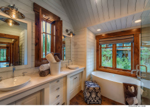 Master Bathroom design- Heslin Construction Martis Camp