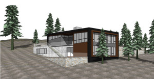 Heslin Construction House Plans Elevation, Martis Camp